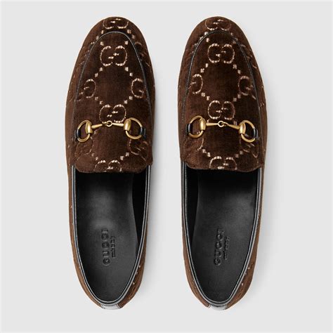 gucci womens jordaan|Gucci jordaan velvet loafer.